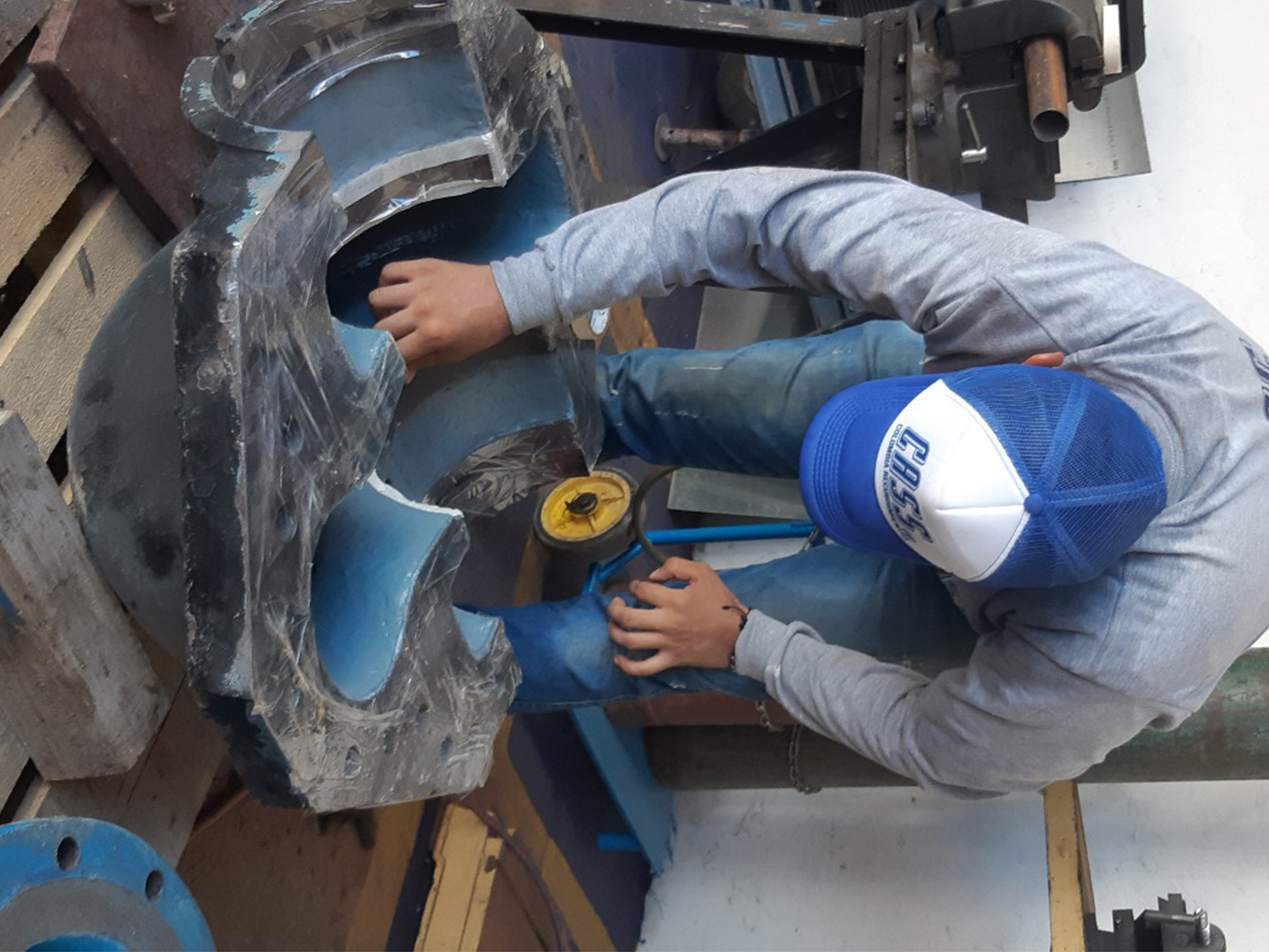 Rehabilitación de bomba de acueducto Carcasa partida_4