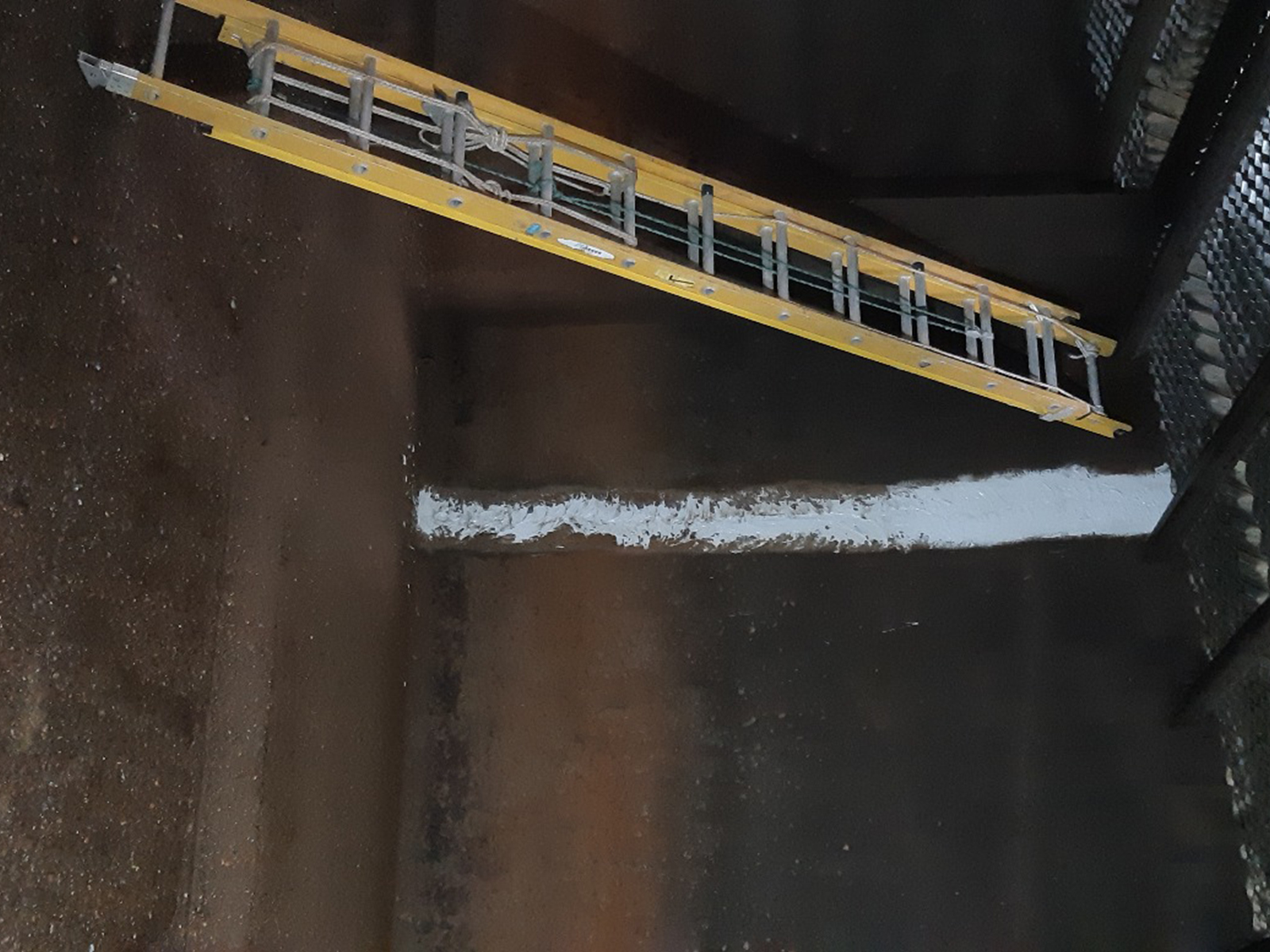 Reparacion y control de fisuras en sedimentador