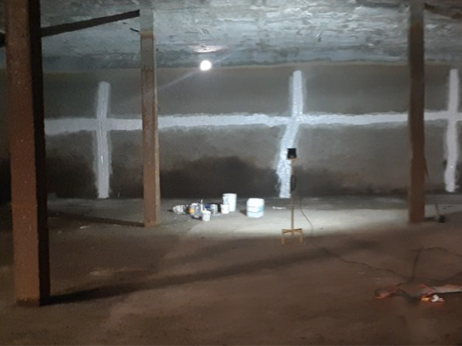 Reparación y sellado de fisuras de Tanque de Almacenamiento de agua